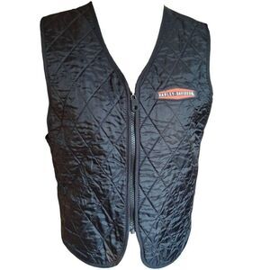 Harley-Davidson Women’s Quilted Riding Vest | Size Small | Black Zip Front Biker